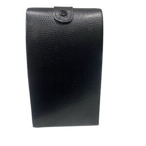 Sleek Black Key & Card Holder